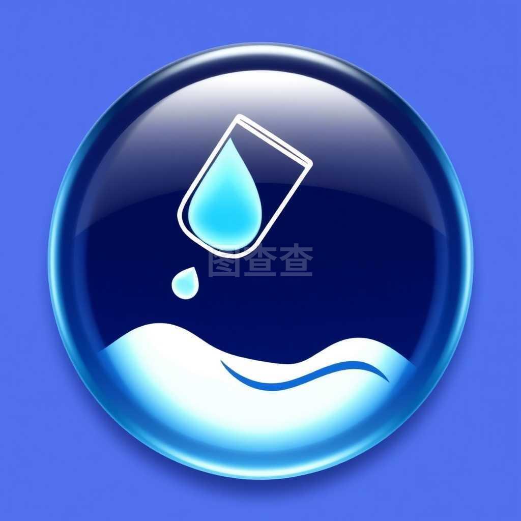 图标与按钮的象形艺术 以饮用水为例探讨视觉设计的潜力与唤醒